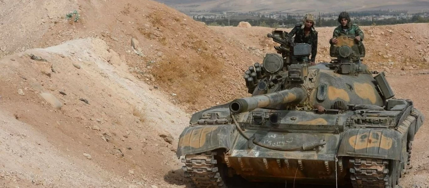 Συριακό άρμα μάχης δέχεται απευθείας πλήγμα από τουρκικό Α/Τ πύραυλο και συνεχίζει κανονικά την πορεία του!